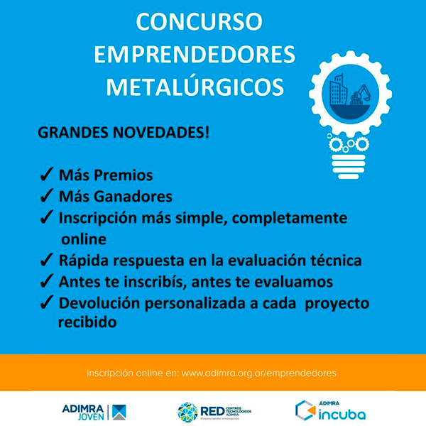 Concurso Emprendedores Metalúrgicos - CTDA